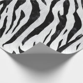 Zebra Stripes Animal Print Geschenkpapier (Ecke)