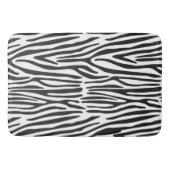 Zebra Stripes Animal Print Large Bath Mat Badematte (Vorderseite)