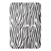 Zebra Stripes Animal Print Large Bath Mat Badematte (Vorderseite Vertikal)