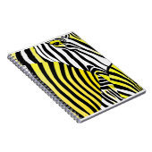 Zebra Stripes Animal Print Notizblock (Rechte Seite)