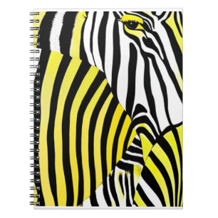 Zebra Stripes Animal Print Notizblock