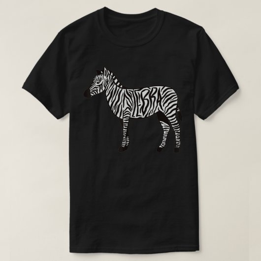 Zebra Stripes Animal Zebra  T-Shirt (Design vorne)