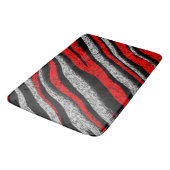 Zebra Stripes Badematte (Schrägansicht)