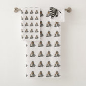 Zebra Stripes Badhandtuch Set (Insitu)