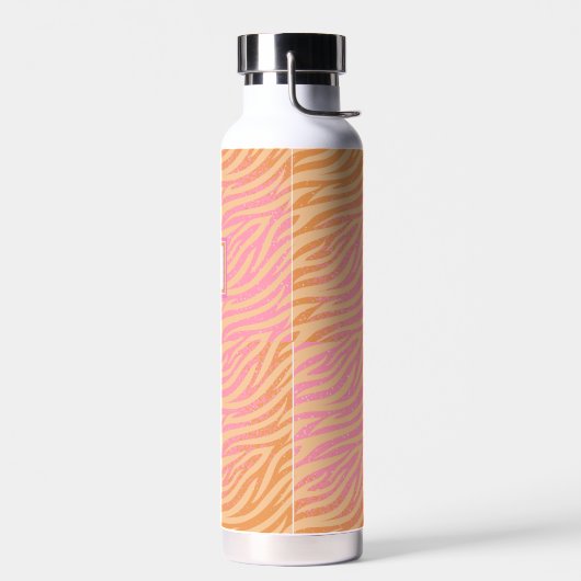 Zebra Stripes Bold Colors Trinkflasche (Links)