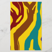 Zebra Stripes Briefpapier (Vorderseite)