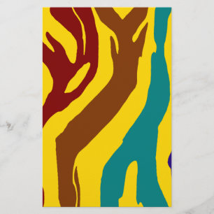Zebra Stripes Briefpapier