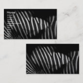 Zebra Stripes Business Card Visitenkarte (Vorne/Hinten)