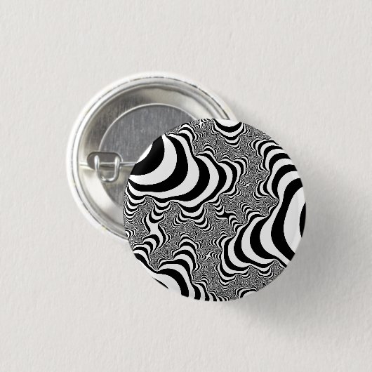 Zebra Stripes Button (Vorne & Hinten)