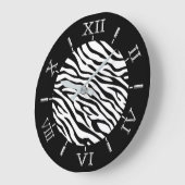 Zebra Stripes-Dial Große Wanduhr (Winkel)