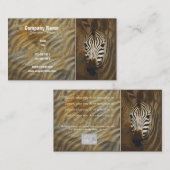 Zebra stripes die kundengerechten visitenkarte (Vorne/Hinten)