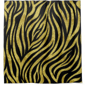 Zebra Stripes Duschvorhang (Vorderseite)