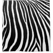 Zebra Stripes Duschvorhang (Vorderseite)