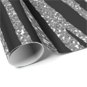 Zebra Stripes Eleganz Geschenkpapier (Rolleneckpunkt)