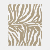 Zebra Stripes Fleecedecke (Vorderseite)