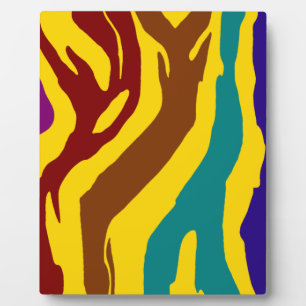 Zebra Stripes Fotoplatte