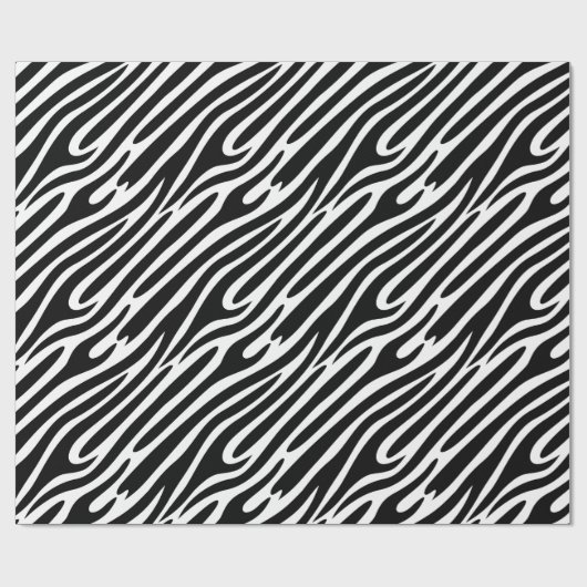 Zebra Stripes Geschenkpapier (Flach)