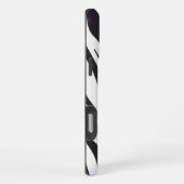Zebra Stripes iPhone Case – Black & White Pattern iPhone Hülle (Rechte Seite)