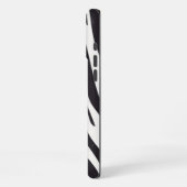 Zebra Stripes iPhone Case – Black & White Pattern iPhone Hülle (Linke Seite)