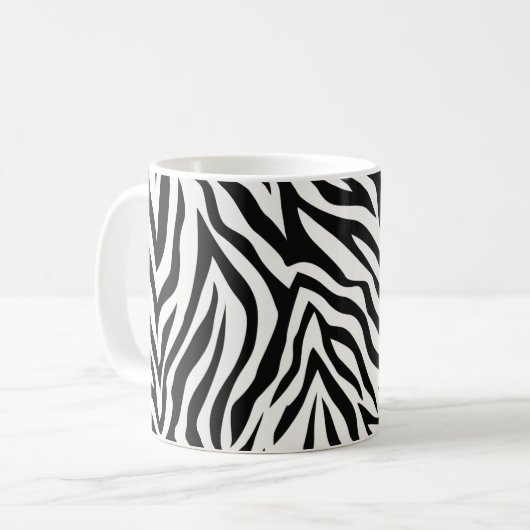 Zebra Stripes Kaffeetasse (Vorderseite Links)
