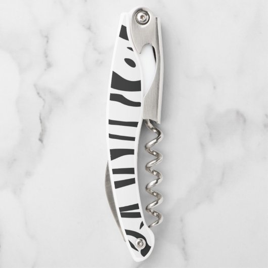 Zebra Stripes Kellnermesser (Rückseite)