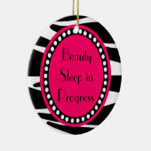 Zebra Stripes Keramik Ornament (Rechts)