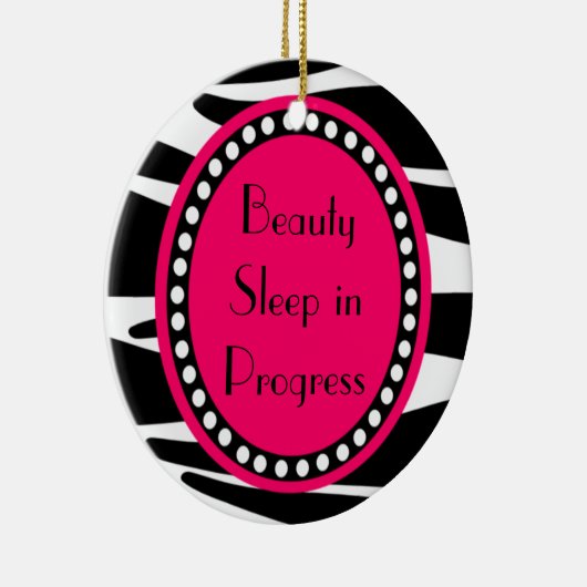 Zebra Stripes Keramik Ornament (Rechts)