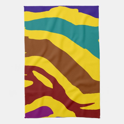 Zebra Stripes Küchentuch (Vertikal)