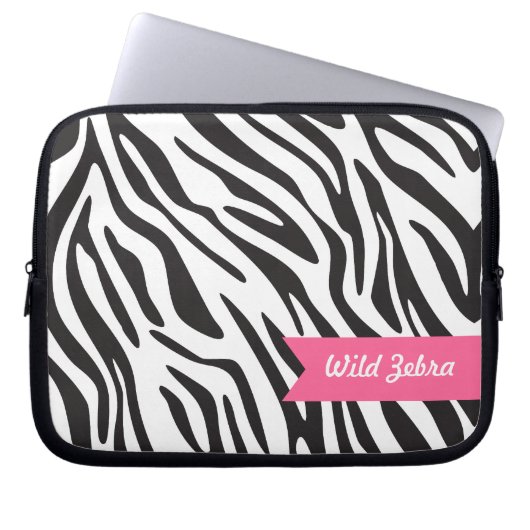 Zebra Stripes Laptophülse Laptopschutzhülle (Vorderseite)