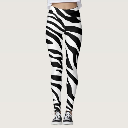 Zebra Stripes Leggings (Vorderseite)
