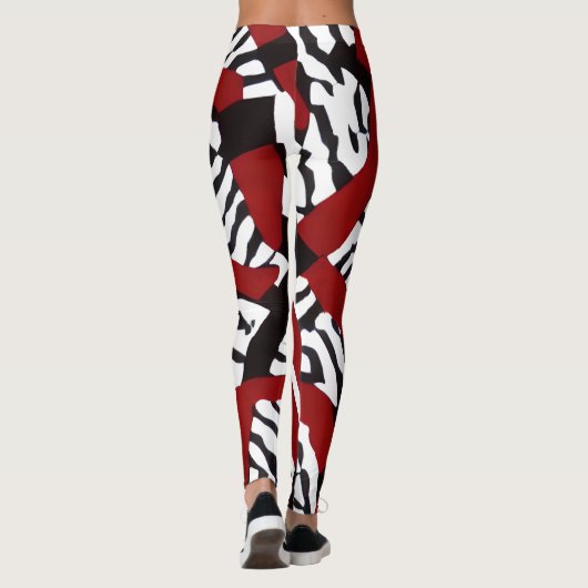 Zebra Stripes Leggings (Rückseite)