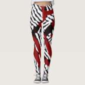 Zebra Stripes Leggings (Vorderseite)