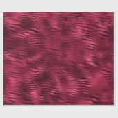 Zebra Stripes Lines Marsala Glitzer Burgundy Geschenkpapier (Flach)