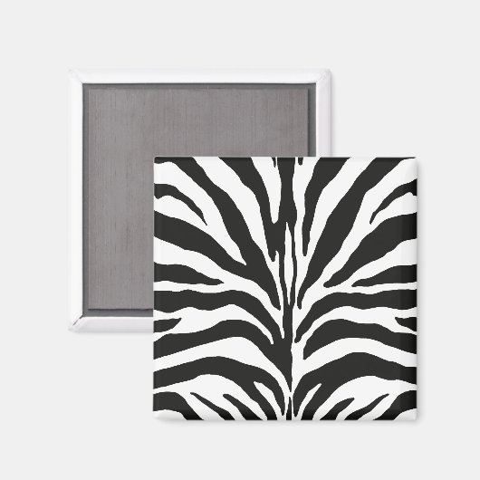 Zebra Stripes Magnet (Vorderseite/Rückseite)