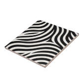 Zebra Stripes Moderne Printmedien Fliese (Seite)
