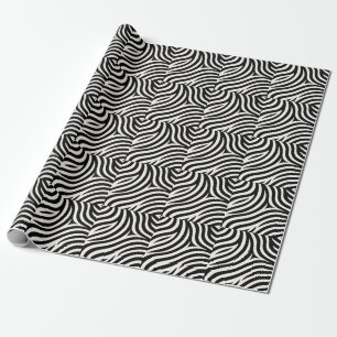 Zebra Stripes Moderne Printmedien Geschenkpapier