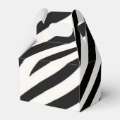 Zebra Stripes Moderne Printmedien Geschenkschachtel (Rückseite)