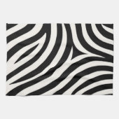 Zebra Stripes Moderne Printmedien Geschirrtuch (Horizontal)