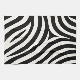 Zebra Stripes Moderne Printmedien Geschirrtuch