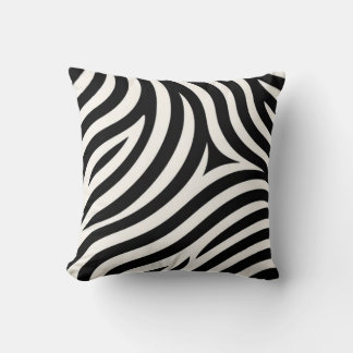 Zebra Stripes Moderne Printmedien Kissen