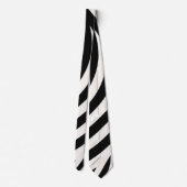 Zebra Stripes Moderne Printmedien Krawatte (Rückseite)