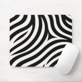 Zebra Stripes Moderne Printmedien Mousepad (Mit Mouse)