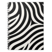 Zebra Stripes Moderne Printmedien Notizblock (Vorderseite)