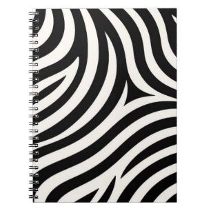 Zebra Stripes Moderne Printmedien Notizblock