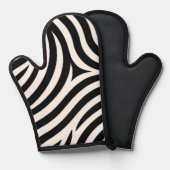Zebra Stripes Moderne Printmedien Ofenhandschuh (Vorderseite/Rückseite)