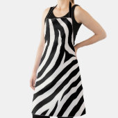 Zebra Stripes Moderne Printmedien Schürze (InSitu)
