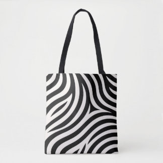 Zebra Stripes Moderne Printmedien Tasche