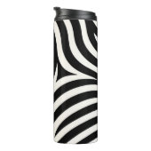 Zebra Stripes Moderne Printmedien Thermosbecher (Nach rechts gedreht)