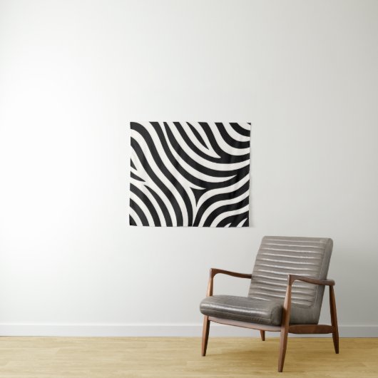 Zebra Stripes Moderne Printmedien Wandteppich (Beispiel (Horizontal))