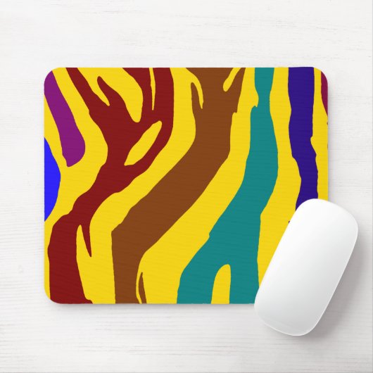 Zebra Stripes Mousepad (Mit Mouse)